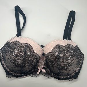 Victoria's Secret Dream Angels Lined demi lace bra 32DD